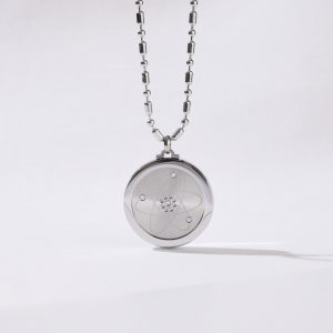 FLOW Frequency Pendants - Large - Silver