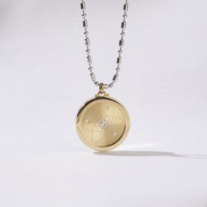 FLOW Frequency Pendants - Large - Gold