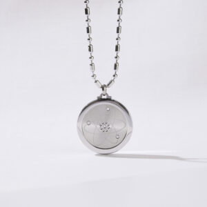 Anodized Quantum Flow Pendants - Silver